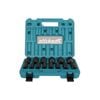 Ảnh thu nhỏ Bộ tuýp Impact Black dài cốt 14 chi tiết 1/2" Makita E-16586 1