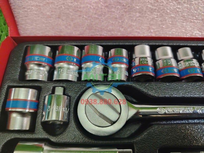 Bộ Tuýp 39 Chi Tiết Kingtony 5032CR 1/4 Và 3/8 Inch Chính Hãng Có Sẵn Tại Minh Triết - hình ảnh sản phẩm thực tế 4