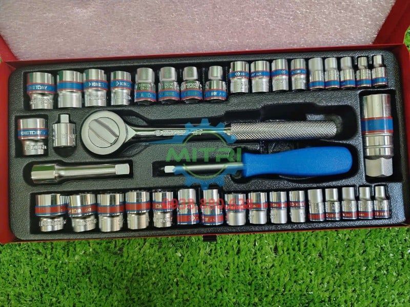 Bộ Tuýp 39 Chi Tiết Kingtony 5032CR 1/4 Và 3/8 Inch Chính Hãng Có Sẵn Tại Minh Triết - hình ảnh sản phẩm thực tế 1