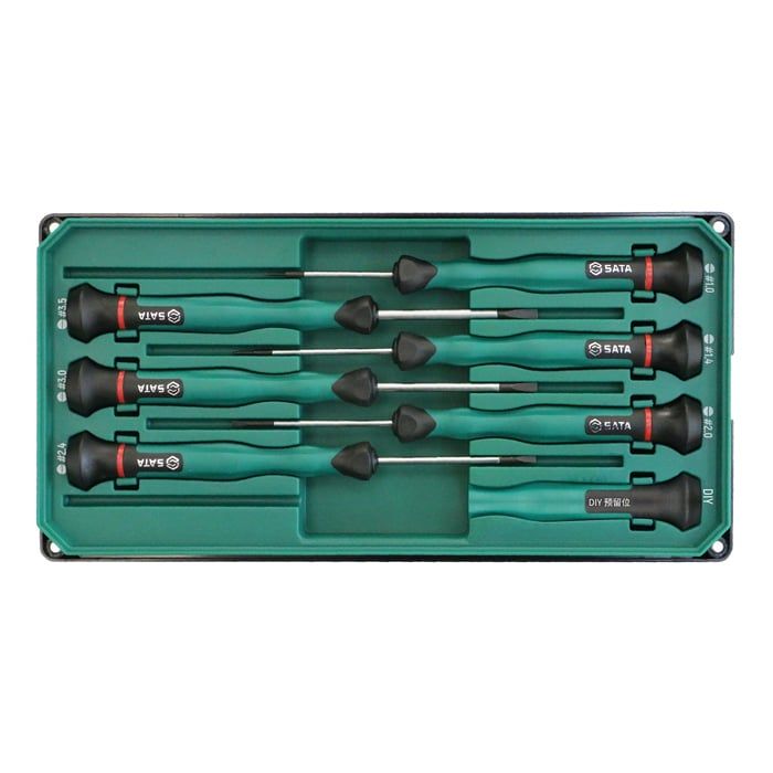 Bộ Vít Dẹp Điện Tử 6 Chi Tiết SATA 09311 Chính Hãng - hình ảnh sản phẩm thực tế 1