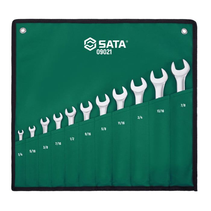 Bộ Cờ Lê Vòng Miệng Hệ Inch SATA 09021 11 Chi Tiết Chính Hãng - hình ảnh sản phẩm thực tế 1