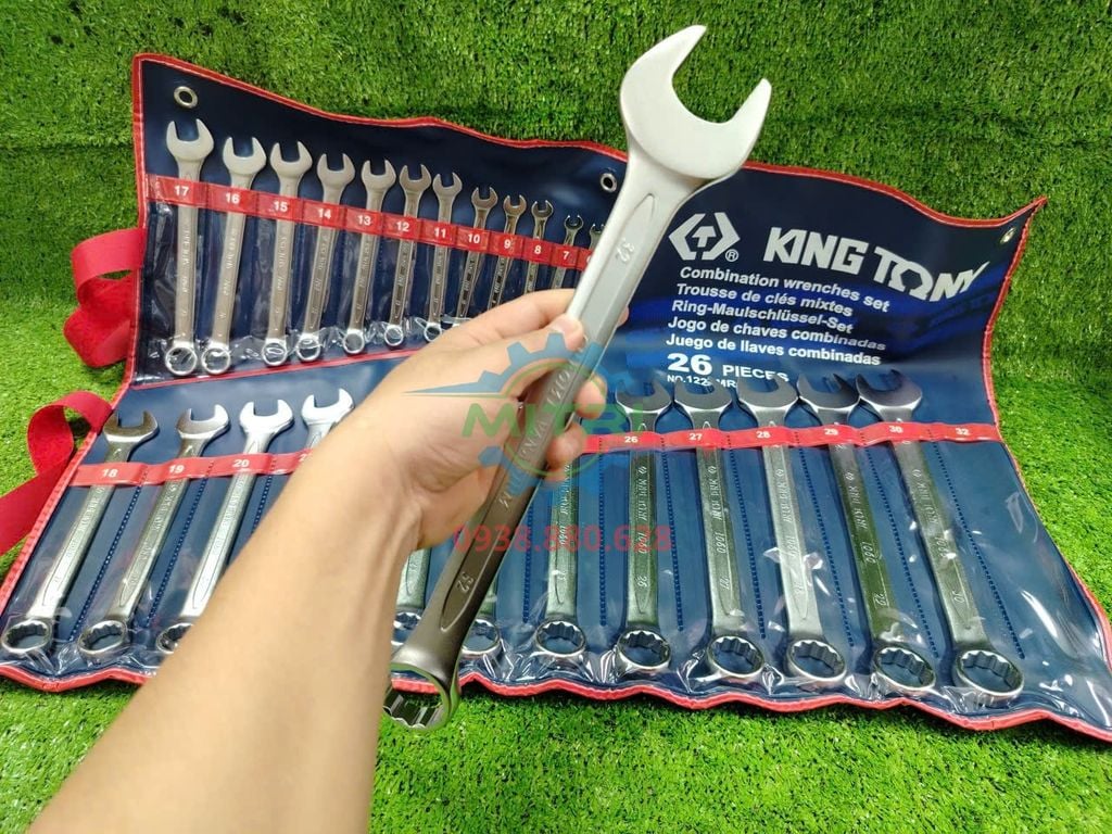 Bộ Cờ Lê Vòng Miệng 26 Cái Kingtony 1226MR 6–32mm Chính Hãng Có Sẵn Tại Minh Triết - hình ảnh sản phẩm thực tế 7