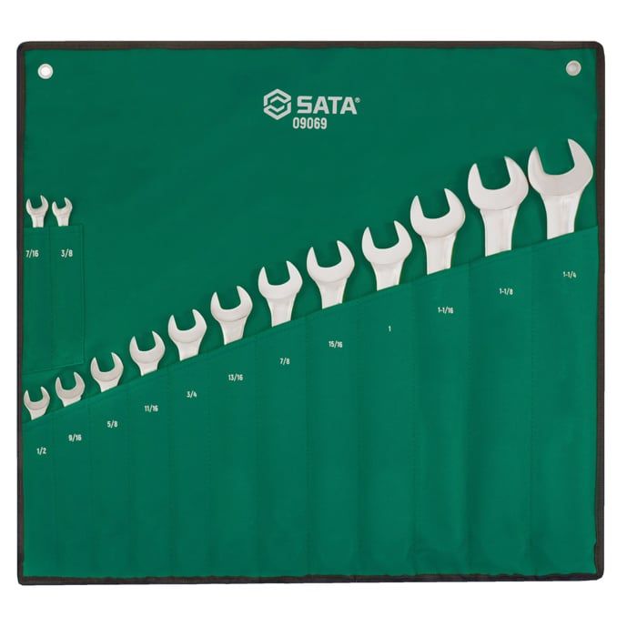 Bộ Cờ Lê Vòng Miệng Hệ Inch SATA 09069 14 Chi Tiết Chính Hãng - hình ảnh sản phẩm thực tế 1