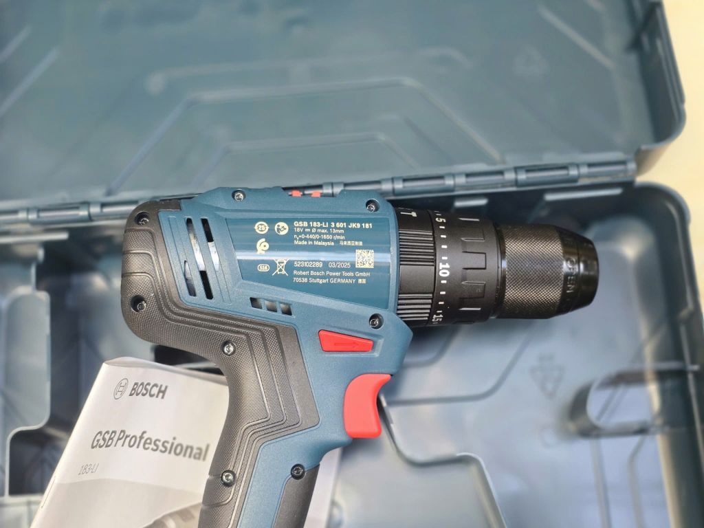 Thân Máy Khoan Động Lực Dùng Pin 18V Bosch GSB 183-LI (Chưa Pin & Sạc) - hình ảnh sản phẩm thực tế 3