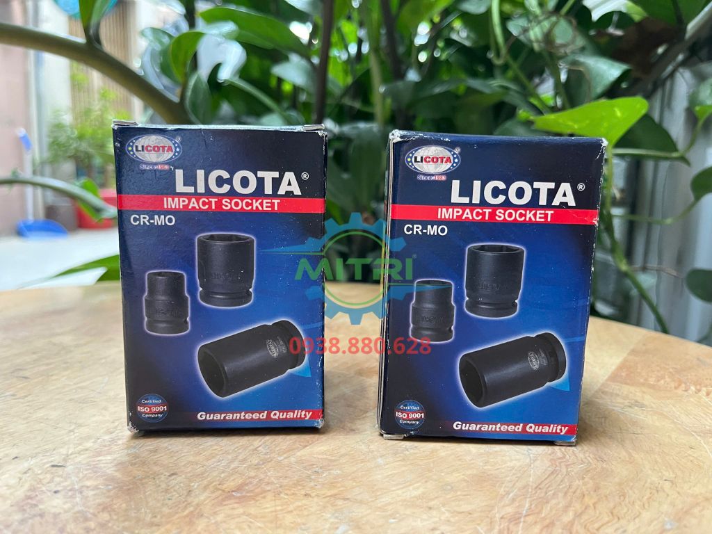Đầu Tuýp Xi Đen 1 Inch, Lục Giác (6 Cạnh) 41mm Licota - A8041D - hình ảnh sản phẩm thực tế 2