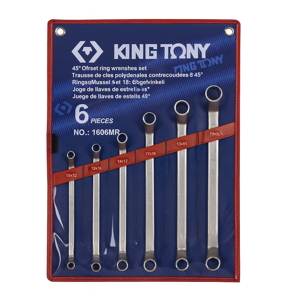 Bộ cờ lê hai đầu vòng 6 chi tiết Kingtony 1606MR - hình ảnh sản phẩm thực tế 1