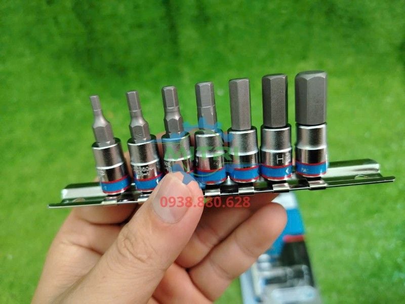 Bộ Đầu Khẩu Lục Giác Kingtony 2127PR 7 Chi Tiết Chính Hãng Có Sẵn Tại Minh Triết - hình ảnh sản phẩm thực tế 3