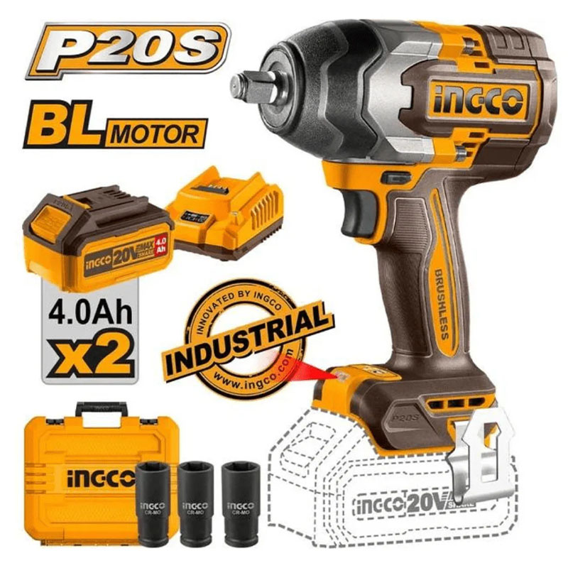 Máy Siết Bu Lông Dùng Pin 20V – 850Nm INGCO CIWLI2085