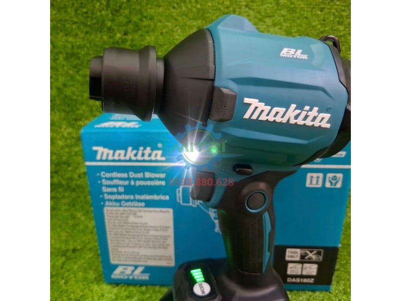 Máy thổi bụi dùng pin 18V Makita DAS180RTJ chính hãng – Bộ 2 pin 5.0Ah và 1 sạc - hình ảnh sản phẩm thực tế 1
