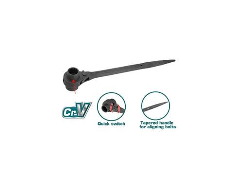Cờ lê đuôi chuột tuýp đôi Total THTRSW17191 17x19mm
