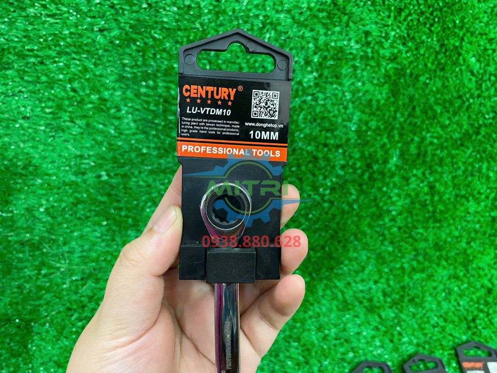 Cờ lê vòng tự động và miệng 10mm xi bóng CENTURY LU-VTDM10 - hình ảnh sản phẩm thực tế 6