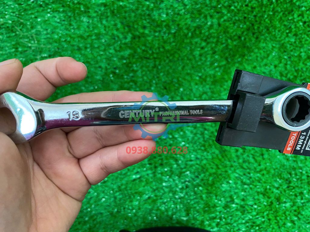 Cờ lê vòng tự động và miệng 13mm xi bóng CENTURY LU-VTDM13 - hình ảnh sản phẩm thực tế 6