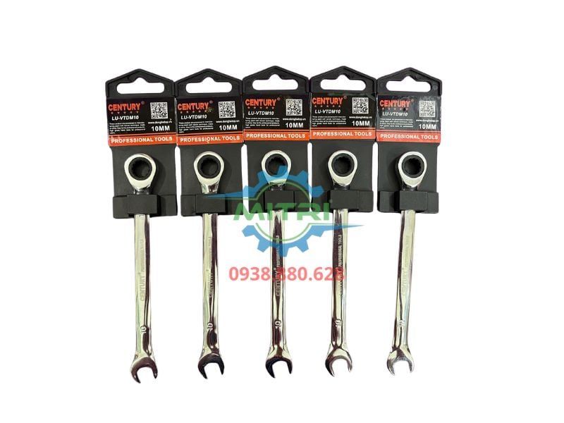 Cờ lê vòng tự động và miệng 10mm xi bóng CENTURY LU-VTDM10 - hình ảnh sản phẩm thực tế 1