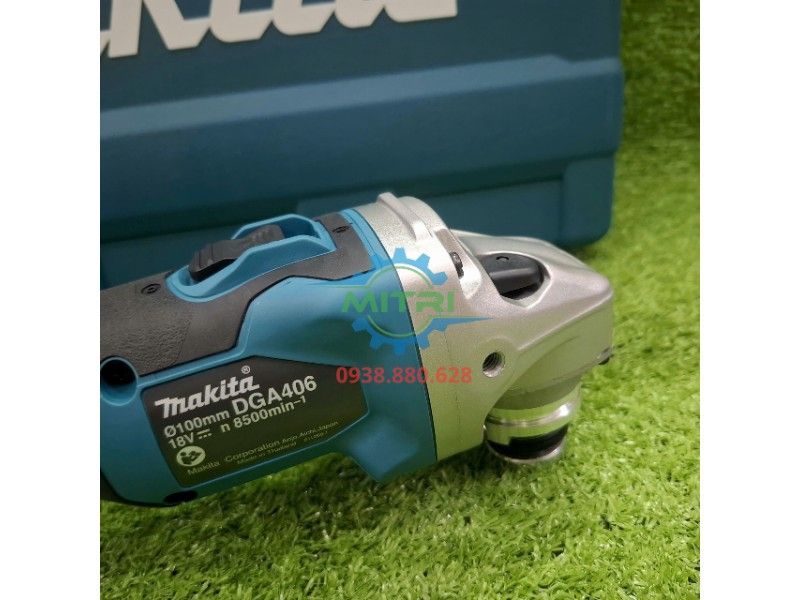 Máy Mài Góc Dùng Pin 100mm Makita DGA406RTE 18V Chính Hãng - hình ảnh sản phẩm thực tế 5