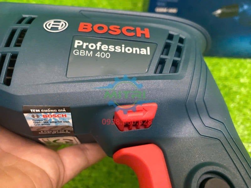 Máy Khoan Bosch GBM 400 Chính Hãng 400W - hình ảnh sản phẩm thực tế 8