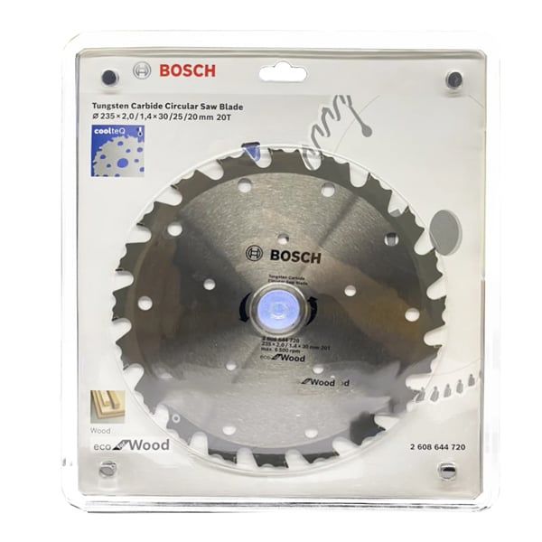 Lưỡi cưa gỗ Bosch Eco for Wood 235mm T20 (2608644720) - Chính hãng - hình ảnh sản phẩm thực tế 1