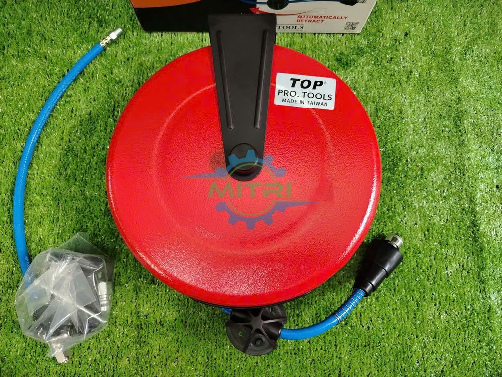 Cuộn ống hơi rút tự động 15m hộp sắt HR-708C Chính hãng có sẵn tại Minh Triết - hình ảnh sản phẩm thực tế 4