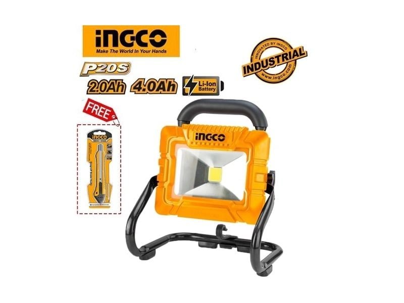 Đèn Làm Việc Dùng Pin 20V – 20W INGCO CWLI2025 - hình ảnh sản phẩm thực tế 1