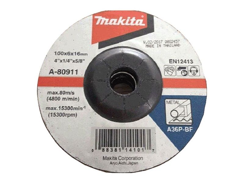 Đá mài sắt Makita A-80911 100 x 6 x 16mm - hình ảnh sản phẩm thực tế 1