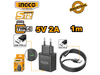 Ảnh thu nhỏ Đầu Sạc 5V/2A INGCO FCLI120502 1