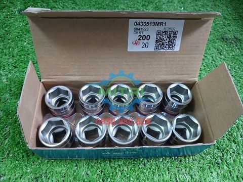 Đầu Tuýp Lục Giác 1/2" Ngắn Hệ Mét Kingtony 433519MR 19mm