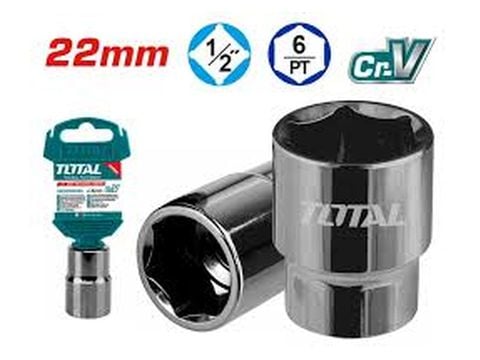 22mm Đầu Tuýp 6 Góc 1/2" Total THTST12221