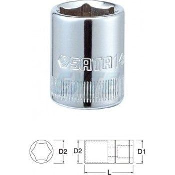 Đầu Tuýp 6PT 6mm 1/4 Inch SATA 11306 Chính Hãng - hình ảnh sản phẩm thực tế 1