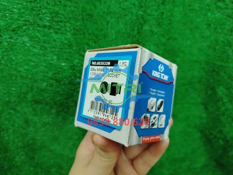 32mm Đầu tuýp lục giác đen 1" Kingtony 853532M - hình ảnh sản phẩm thực tế 3