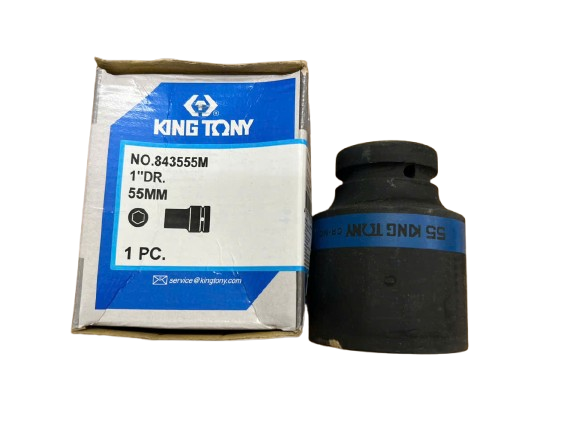 Đầu Tuýp Lục Giác Đen 1" Kingtony 843555M 55MM - hình ảnh sản phẩm thực tế 1
