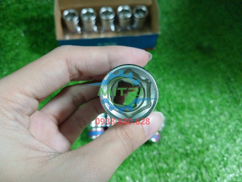 Đầu Tuýp Lục Giác 1/2" Ngắn Hệ Mét Kingtony 433519MR 19mm - hình ảnh sản phẩm thực tế 9