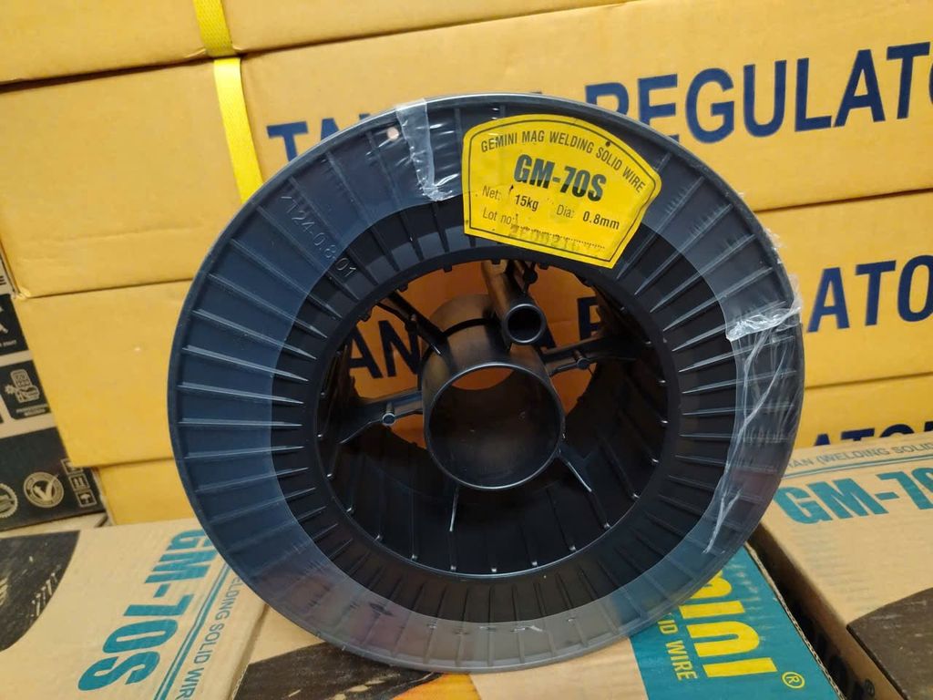 Dây hàn Gemini GM-70S 0.8mm 15kg, GM 70S-6 D0.8 RL250 - hình ảnh sản phẩm thực tế 2