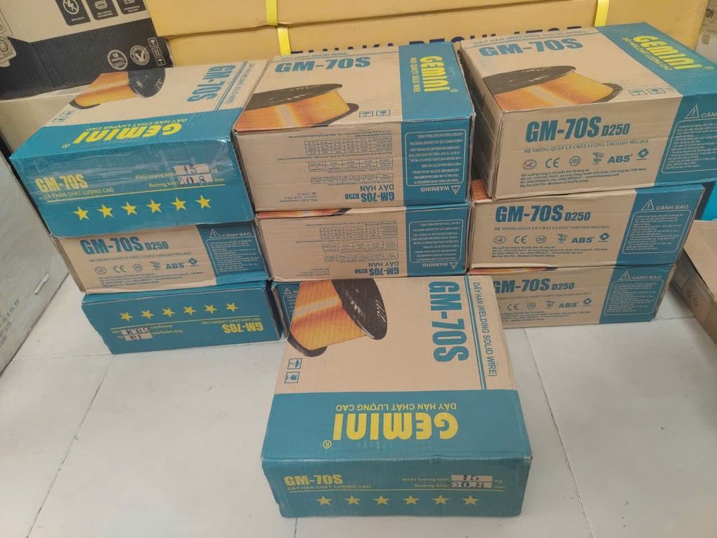 Dây hàn Gemini GM-70S 0.8mm 15kg, GM 70S-6 D0.8 RL250 - hình ảnh sản phẩm thực tế 4
