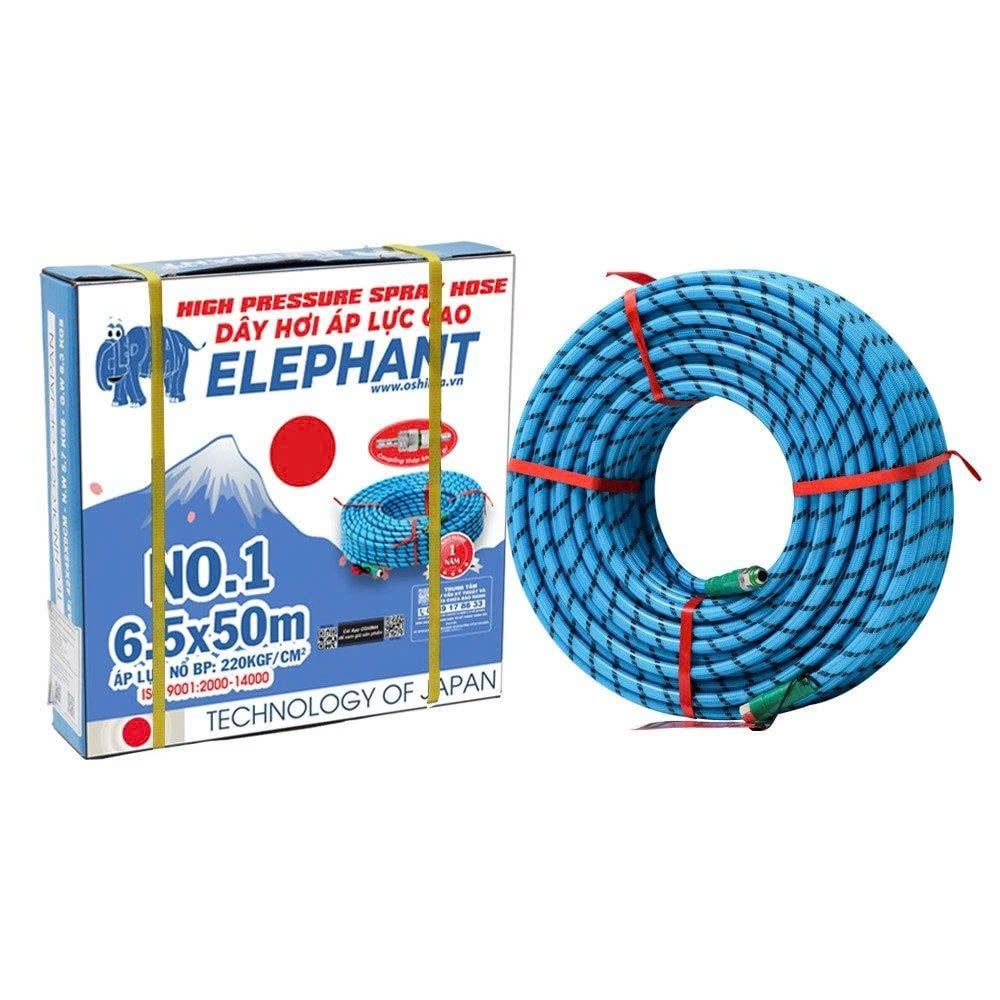 Ống Nhựa PVC Elephant No.1 6.5mm x 50m Xanh Dương – Dây Áp Lực Cao Chính Hãng - hình ảnh sản phẩm thực tế 1