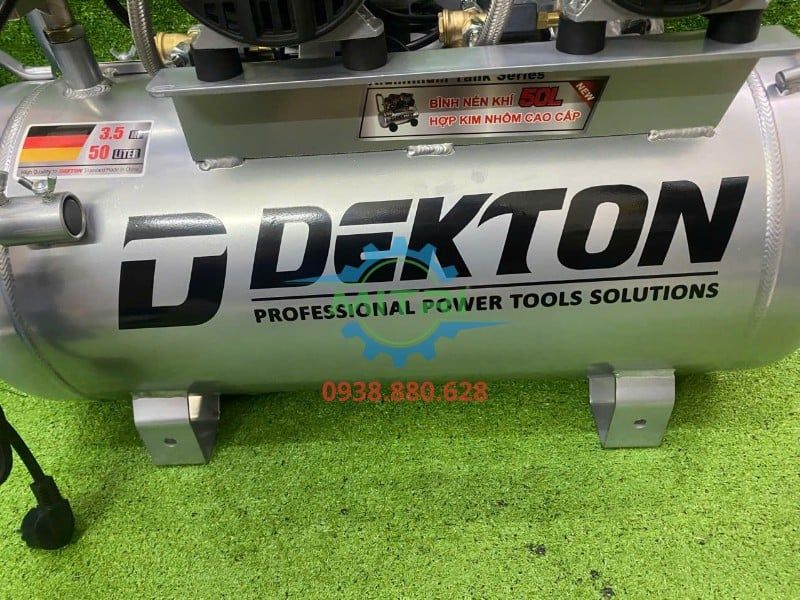 Máy Nén Khí Không Dầu Bình Nhôm Dekton DK-AC3950PROMAX Chính Hãng - hình ảnh sản phẩm thực tế 3