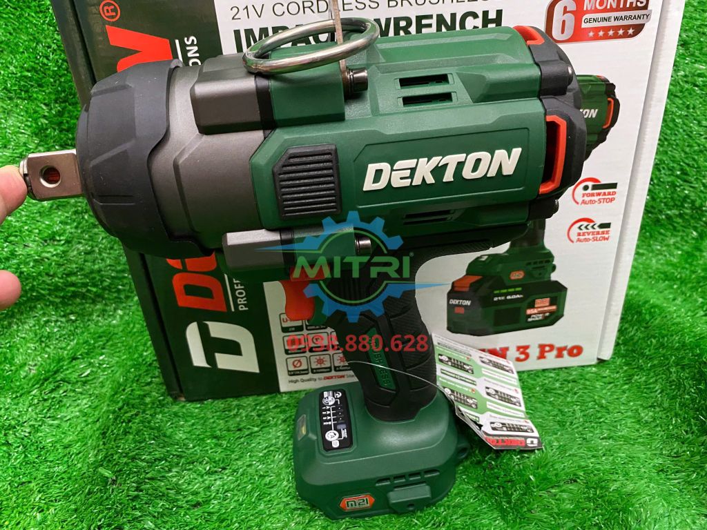 Thân máy siết bu lông dùng pin 21V Dekton M21-IW1650PRO - hình ảnh sản phẩm thực tế 3