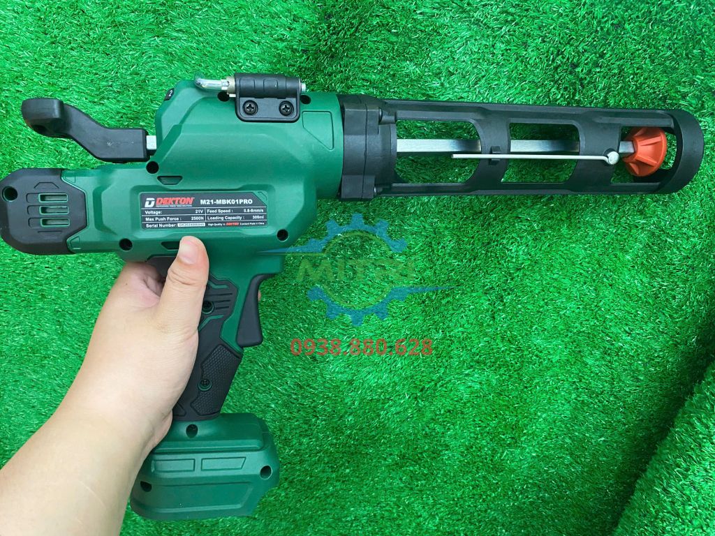 Máy bắn keo dùng pin 21V Dekton M21-MBK01PRO (Chưa Pin & Sạc) - hình ảnh sản phẩm thực tế 2