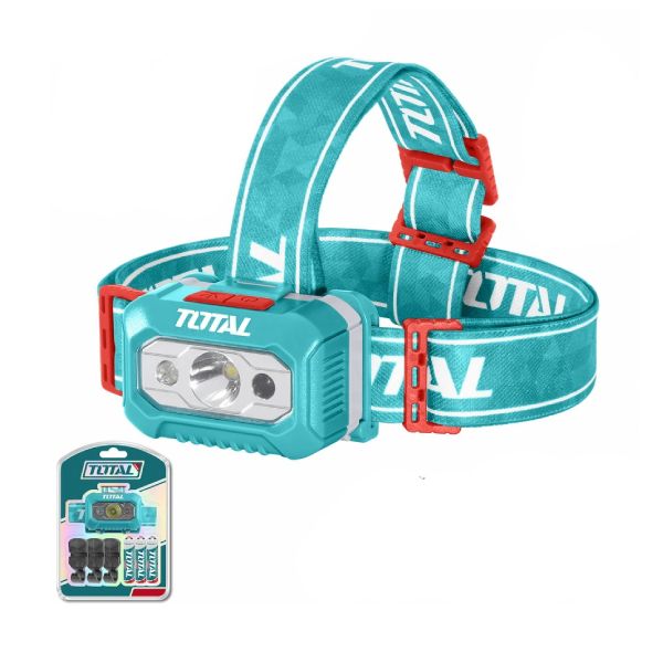 Đèn Pin đội đầu Dùng Pin Tiểu (Pin AAA) Total THL013AAA6 - hình ảnh sản phẩm thực tế 1
