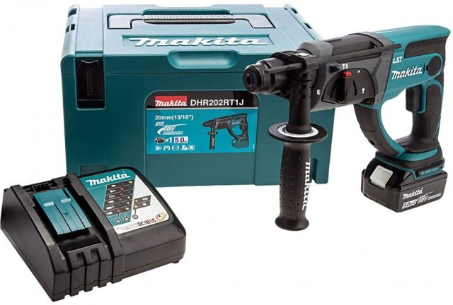 Máy Khoan Bê Tông Dùng Pin 18V Makita DHR202RT - hình ảnh sản phẩm thực tế 1