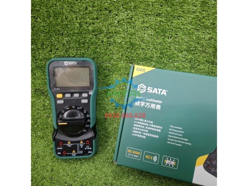 Đồng Hồ Đo Kỹ Thuật Số Đa Năng Sata 03015 Chính Hãng - hình ảnh sản phẩm thực tế 2