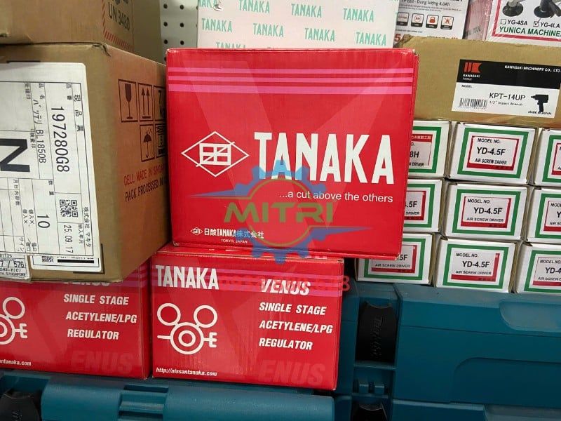 Thiết Bị Điều Áp Tanaka Venus LPG CGA-510 Chính Hãng – Đồng Hồ Gas LPG Cho Hàn Cắt, Nhà Xưởng - hình ảnh sản phẩm thực tế 5