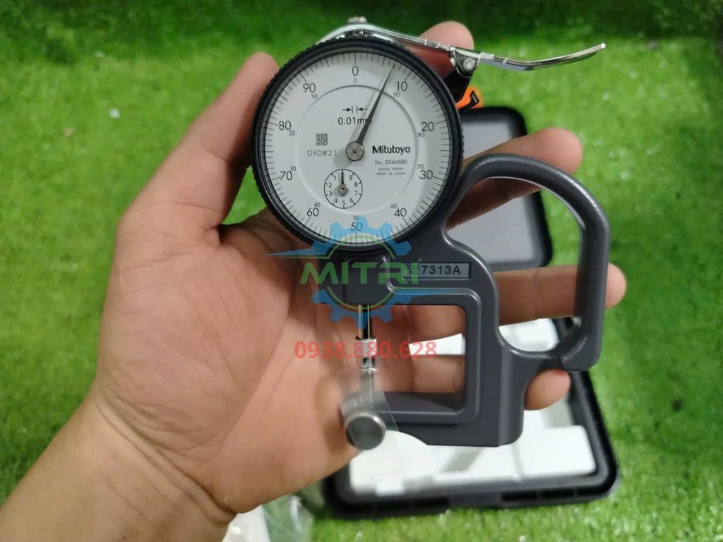 Đồng Hồ Đo Độ Dày Mitutoyo 7313A Chính Hãng - hình ảnh sản phẩm thực tế 3