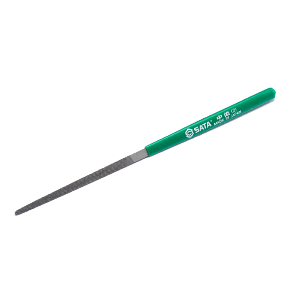 Dũa Tam Giác Mini Răng Mịn 215mm SATA 03997 Chính Hãng - hình ảnh sản phẩm thực tế 1