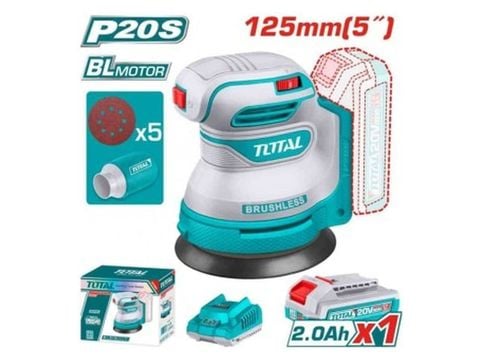 Máy chà nhám vuông dùng pin 20V Total TSHSLI20241 (1 Pin 2.0Ah, 1 Sạc)