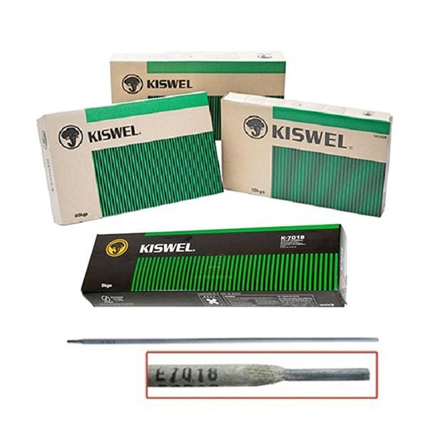 Que Hàn Thép Chịu Lực 4.0mm Kiswel K-7018 - hình ảnh sản phẩm thực tế 1