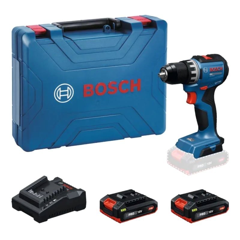 Máy khoan vặn vít dùng pin 18V Bosch GSR 18V-52 (2 Pin 2.0Ah, 1 Sạc) 06019S00K7 - hình ảnh sản phẩm thực tế 1