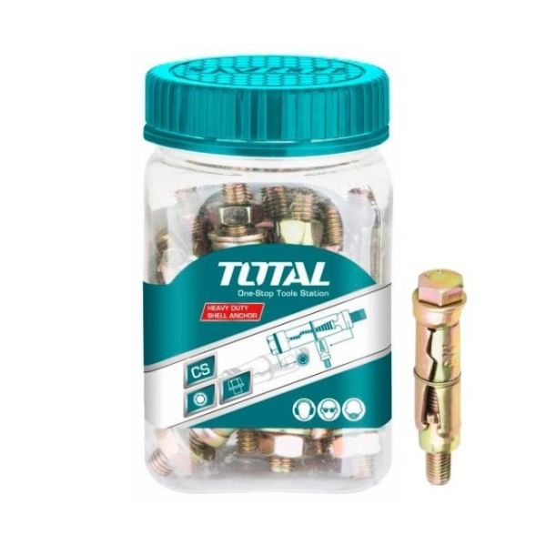 Hộp 24 cái bu lông nở sắt M6x60mm Total WJHA0606021 - hình ảnh sản phẩm thực tế 1