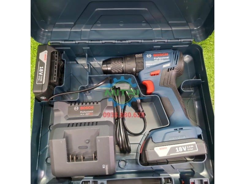 Máy Khoan Pin Bosch GSR 185-LI Bộ 2 Pin 2.0Ah 1 Sạc - hình ảnh sản phẩm thực tế 2