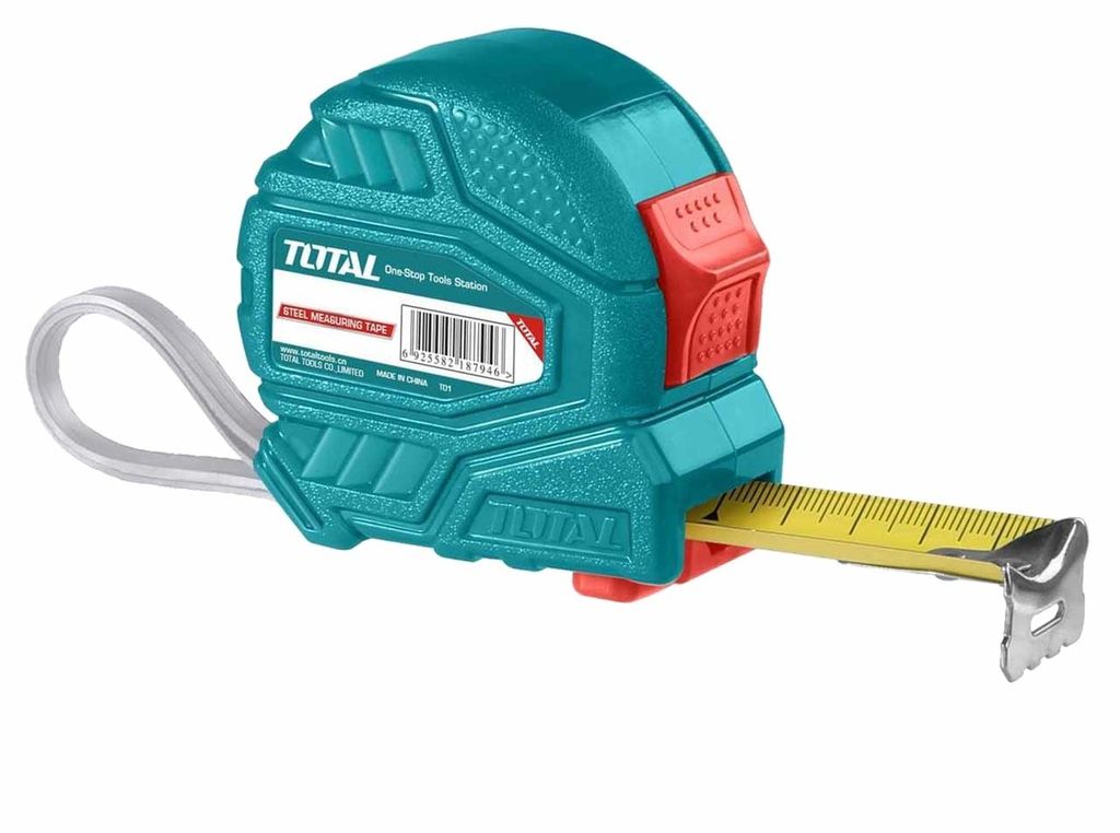 Thước Cuộn Thép Nền Vàng 8mx25mm TOTAL TMT126381 - hình ảnh sản phẩm thực tế 1