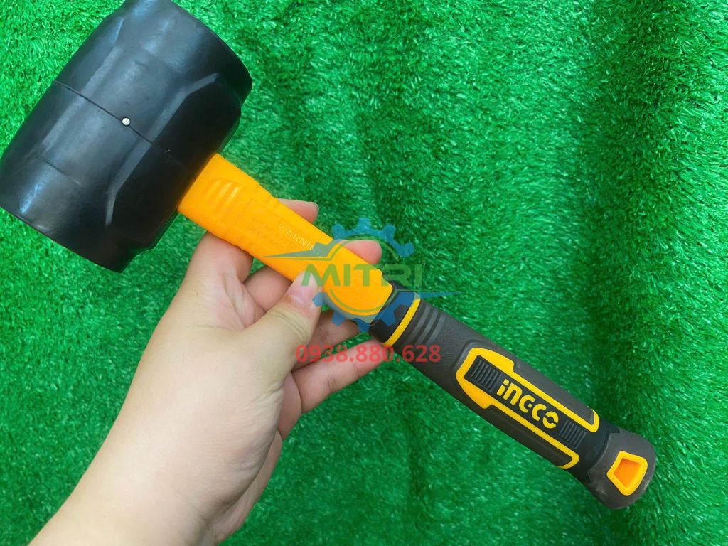 16Oz Búa cao su đen Ingco HRUH8816 - hình ảnh sản phẩm thực tế 2