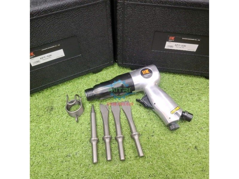 Bộ Búa Hơi Đục Bê Tông Kawasaki KPT-52K Chính Hãng – 4 Mũi Đục - hình ảnh sản phẩm thực tế 4
